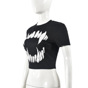 Short Sleeve Print T Shirt GFRT 11066THR