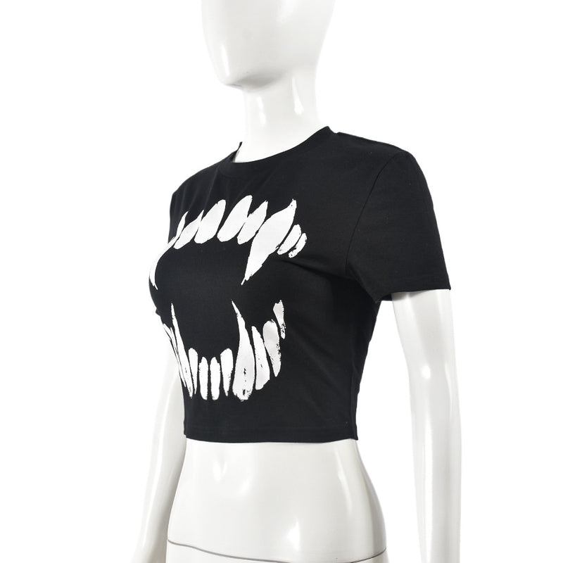 Short Sleeve Print T Shirt GFRT 11066THR