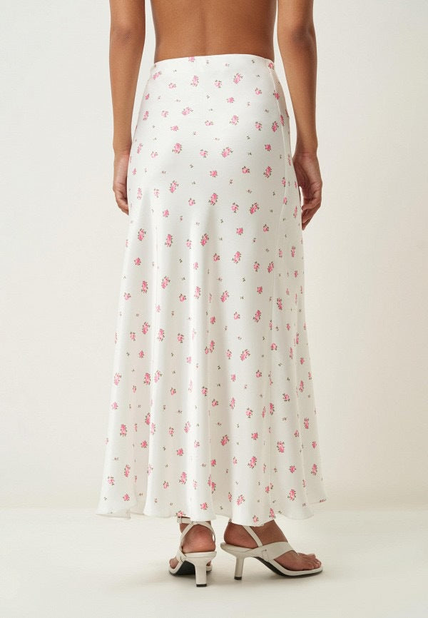 Satin Print Long Skirts GKYS 1111