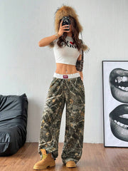 Camouflage Print Loose Pants YWXS K25L1123