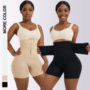 Strong Ribbed Waist Buttocks Shaping Shorts GMDI 35457