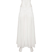 Chiffon Split Solid Color Long Skirt GPKJ MR49148