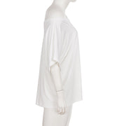 Solid Color Slash Shoulder T Shirts GPKJ MR47002