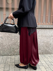 Solid Color Casual Lantern Pants LSD 2728