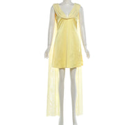 Solid Color Sleeveless Mini Dress GZJQ K6D10144A