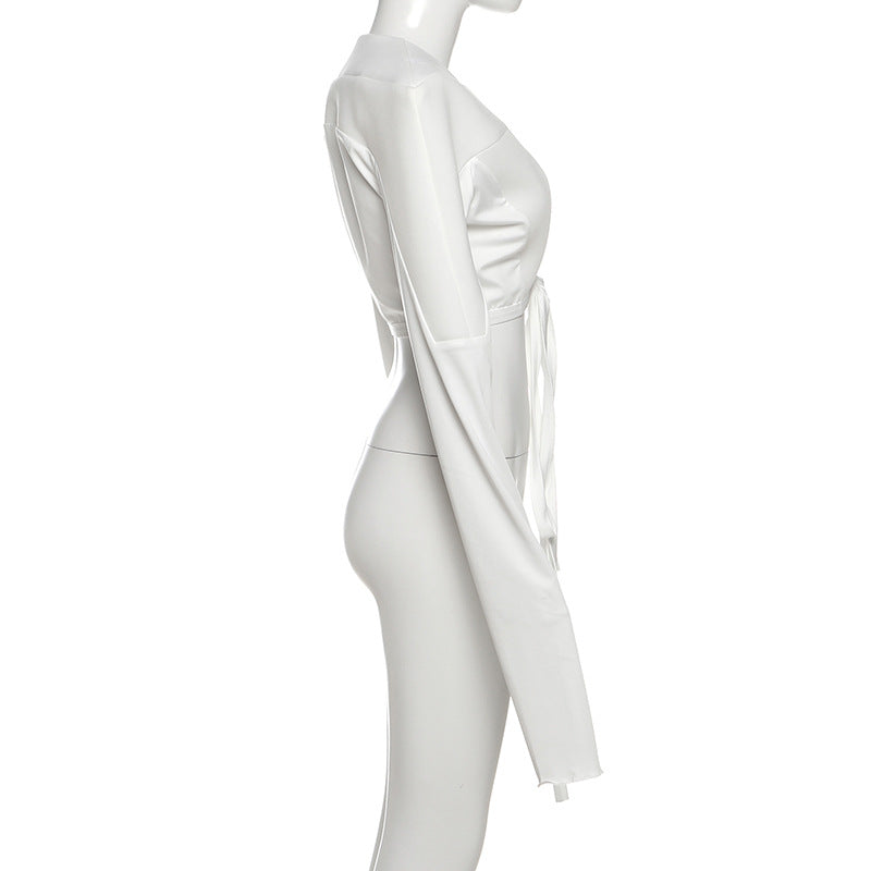 Wide Shoulder Long Sleeve Short Coat XEF K25C78071