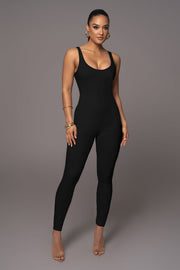 Sleeveless Solid Color Jumpsuit MZ S2802