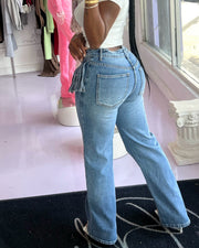 Loose Tassel Washed Jeans HMS 5597