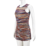 Color Block Hollow Out Skinny Romper GNZD 51430JBD