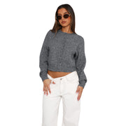 Casual Solid Color Cardigan Sweater Short Coat ASL 6750