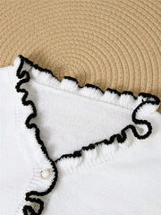 Pearl Button Sweater Pullover GZYF 1113