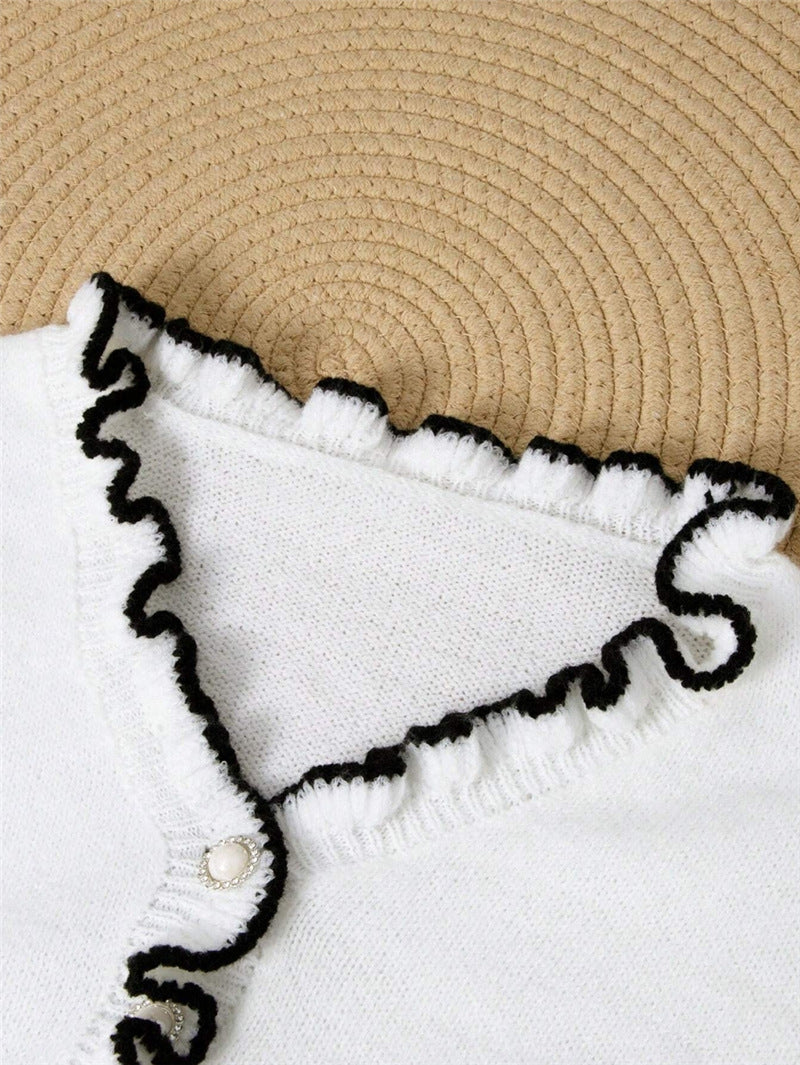 Pearl Button Sweater Pullover GZYF 1113