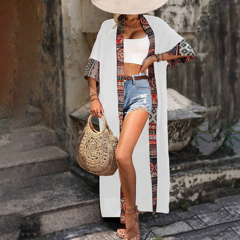 Casual Floral Swimsuit Cover up Sunwear GKLE 6747
