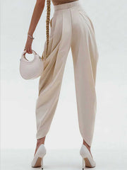 Solid Color Flower Bud Ninth Pant GXHF M80802 B