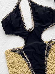 Sexy Backless Halterneck One Piece Swimsuit CSYZ G360FY