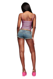Stripe Sling Tank Tops GKYS 3059