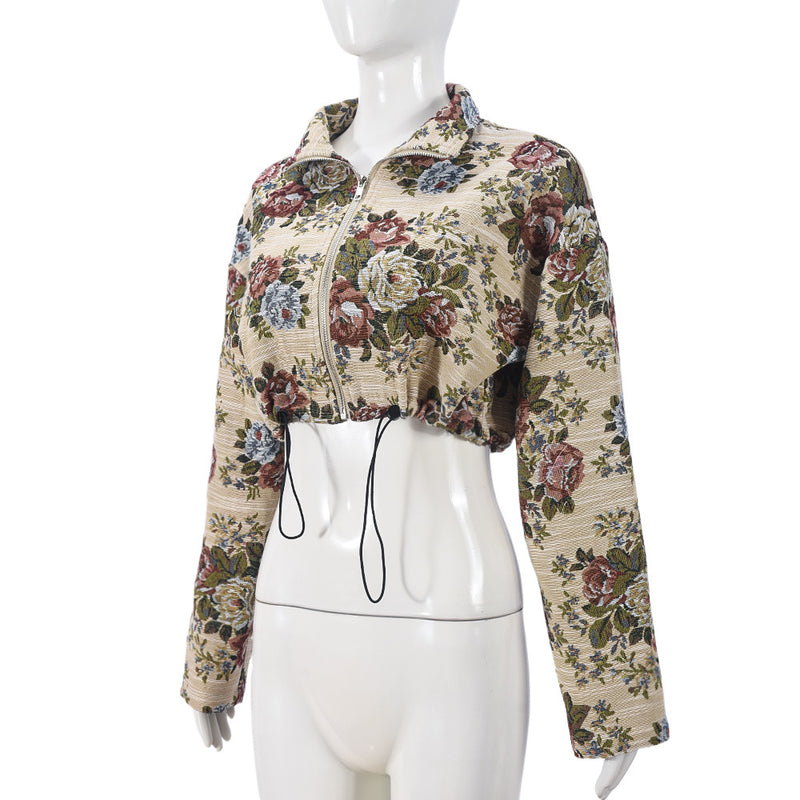 Fashion Print Long Sleeve Jacket GFRT 41466THG