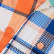 Fashion Casual Plaid Print Long Coat GLF 08031