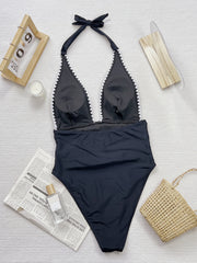 Solid Color Sexy One Piece Swimsuit CSYZ 919