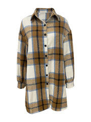 Plaid Cardigan Long Thin Jacket LSD 2265