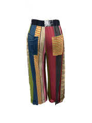 Print Multicolor Loose Wide Leg Pants GSXK SK250301