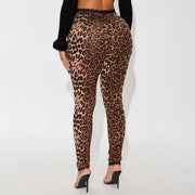 Casual Print Lace Patchwork Pants GSBD J25PT367