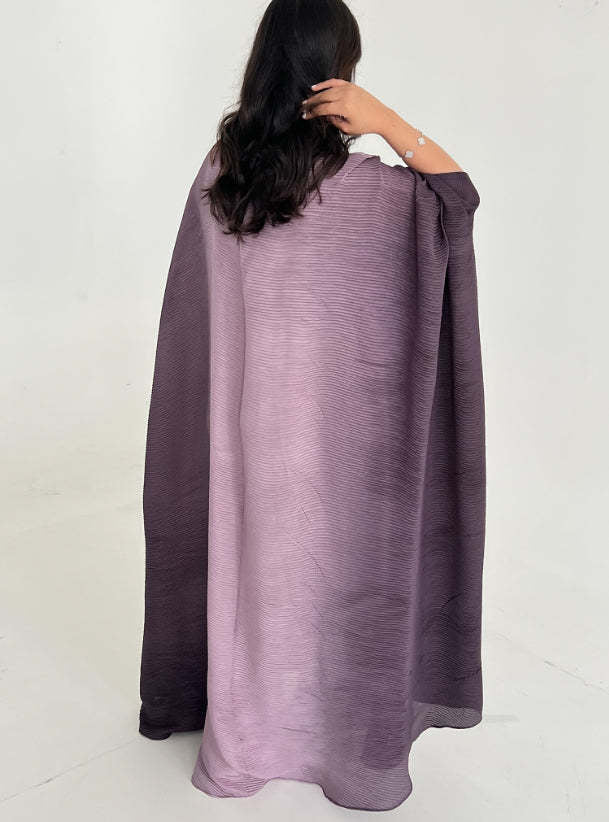 Gradient Color Loose Batwing Sleeve Robe Coats GZRF KH 0076
