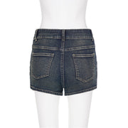 Fashion Irregular Denim Shorts GPKJ MR47808