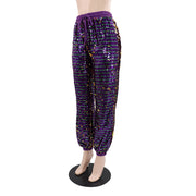 Fashion Sequin Loose Tie Pants GYLY 10511
