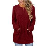 Solid Color O Neck T Shirt GYZY 6680