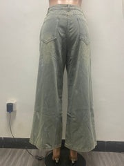 Vintage Straight Leg Loose Jeans YMEF 52025