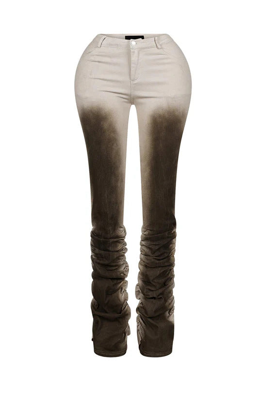 Solid Color Fashion Tight Pants GXHF M80601