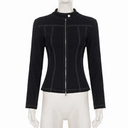 Zipper Long Sleeve Jackets GPKJ MR50580