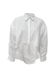 Lantern Long Sleeve Irregular Shirt LSD 2537