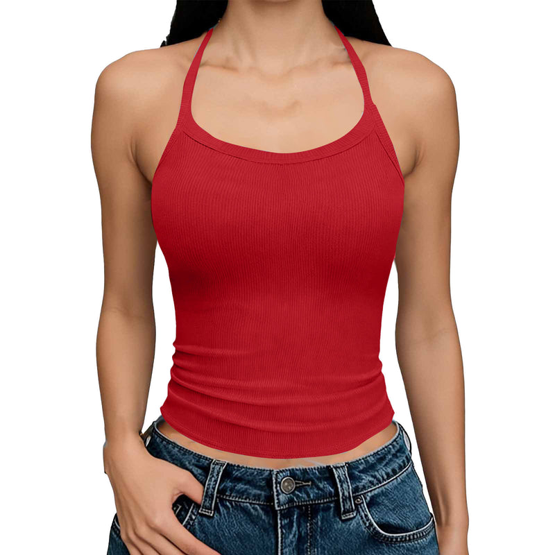 U Neck Solid Color Tank Top GYZY 6705