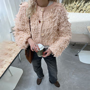 Knitted Tassel Woolen Jacket GZJQ W24L54752