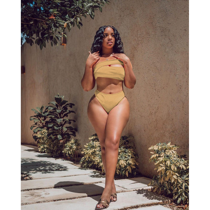 Sexy Solid Bikinis Two Piece Sets IV 8288