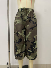Camouflage Lantern Wide Leg Pants LSD 2899