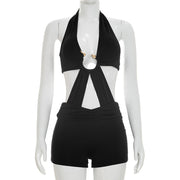 Sexy Backless Halterneck Romper GDSF J26RP189