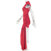 Solid Color Sleeveless Mini Dress GJYO JD305652