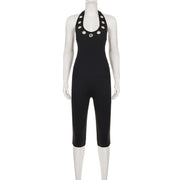 Halterneck Backless Fifth Jumpsuit GPKJ MR49625