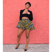 Casual Printed Wide Leg Shorts Without Top GDYF 6925