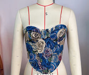 Vintage Floral Print Wrap Top Tank Tops GPBY VE6326 1