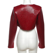 Solid Color Long Sleeve Solid Coats XEF K24C53507
