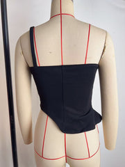 Sleeveless Sling Backless Wrap Chest Tank Top GPBY 8913