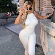 Sexy Backless Sleeveless Solid Seventh Jumpsuit YWXS P5218506X