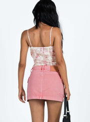 Solid Color Slim Denim Half Body Skirts GMYT 320