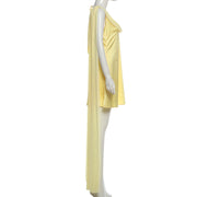 Solid Color Sleeveless Mini Dress GZJQ K6D10144A