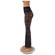 Sexy See Through Lace Flare Pants GOSD 6908