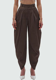 Solid Color Flower Bud Ninth Pant GXHF M80802 B